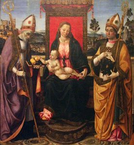 Il Macrino - Madonna con bambino e santi
