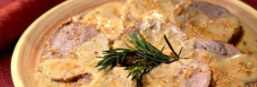 Arrosto di vitello alle nocciole