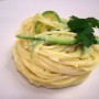 Fettuccine con zucchine basilico e chardonnay