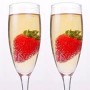 Tortino di fragole con salsa al Moscato