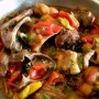 Coniglio con peperoni