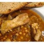 Minestrone di ceci e costine di maiale Minestrone di ceci e costine di maiale